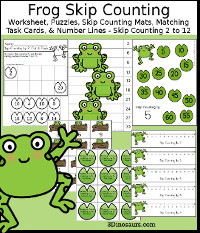 Frog Skip Counting Set Selling Set