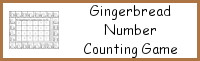 Gingerbread Counting Game Numbers 1 to 10 Printable