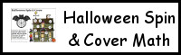 Halloween Spin & Cover Math