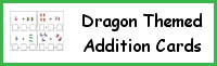 Dragon Themed Addition Cards