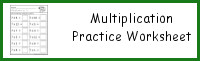 Multiplication Practice Worksheet