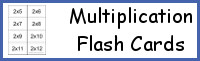 Multiplication Flash Cards