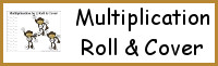 Multiplication Roll & Cover Printable