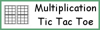 Multiplication Tic Tac Toe