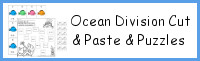 Ocean Division Cut & Paste & Puzzles Printable