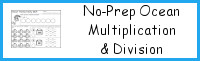 No-Prep Ocean Themed Multiplication & Division