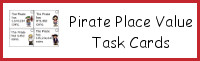 Pirate Place Value Task Cards