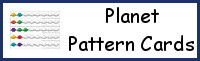 Planet Pattern Cards for AB and ABC Patterns