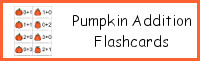 Pumpkin Addition Flashcards: 1 to 10