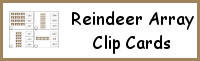 Reindeer Array Clip Cards