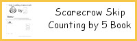 Scarecrow Skip Counting by 5 Easy Reader Book