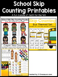 School Skip Counting Bundle - $3 Sale