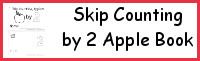 Skip Counting by 2 Apple Book