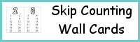 Skip Counting Wall Cards