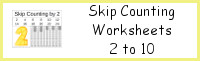 Skip Counting Worksheets Printable