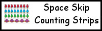 Space Skip Counting Strips