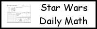 Star Wars Daily Math Printables