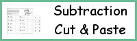 Subtraction Cut & Paste Worksheet