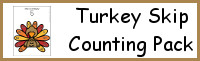 Turkey Skip Counting Selling Set