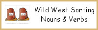 Wild West Sorting Nouns & Verbs