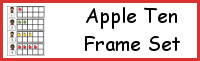 Apple Ten Frame Set