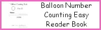 Balloon Number Word Counting Book