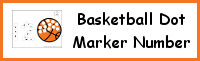 Basketball Number Dot Marker & Counting