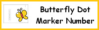 Butterfly Number Dot Marker & Counting