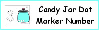 Candy Jar Number Dot Marker & Counting