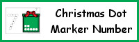 Christmas Number Dot Marker & Counting