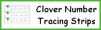 Clover Number Tracing Strips