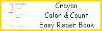 Crayon Color and Number Word Counting Book