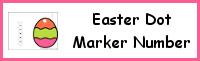 Easter Egg Number Dot Marker & Counting