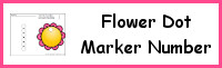 Flower Number Dot Marker & Counting