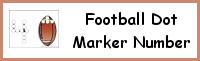 Football Number Dot Marker & Counting