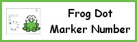 Frog Number Dot Marker & Counting