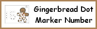 Gingerbread Number Dot Marker & Counting