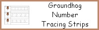 Groundhog Number Tracing Strips