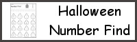 Halloween Number Find Printables