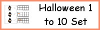 Halloween Themed Number Set 1 to 10