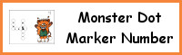 Monster Number Dot Marker & Counting