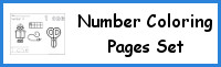 Number Coloring Pages Set