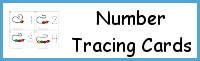 Number Tracing Cards