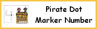 Pirate Number Dot Marker & Counting