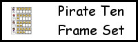 Pirate Ten Frame Activities (1-20)