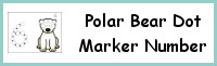 Polar Bear Number Dot Marker & Counting