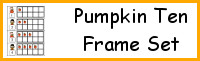 Pumpkin Ten Frame Set