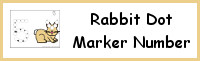 Rabbit Number Dot Marker & Counting