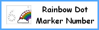 Rainbow Number Dot Marker & Counting