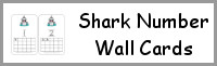 Shark Number Wall Card